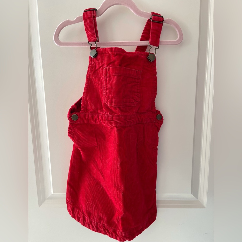 3t red corduroy dress Hanna Andersson
